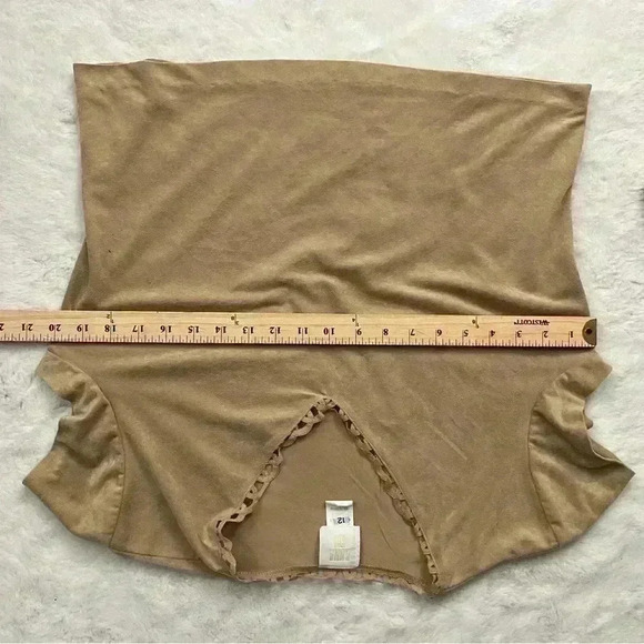 Anna Sui Faux Suede Top Womens Size 12 Boho 2000s Y2K Designer Western - Picture 4 of 8